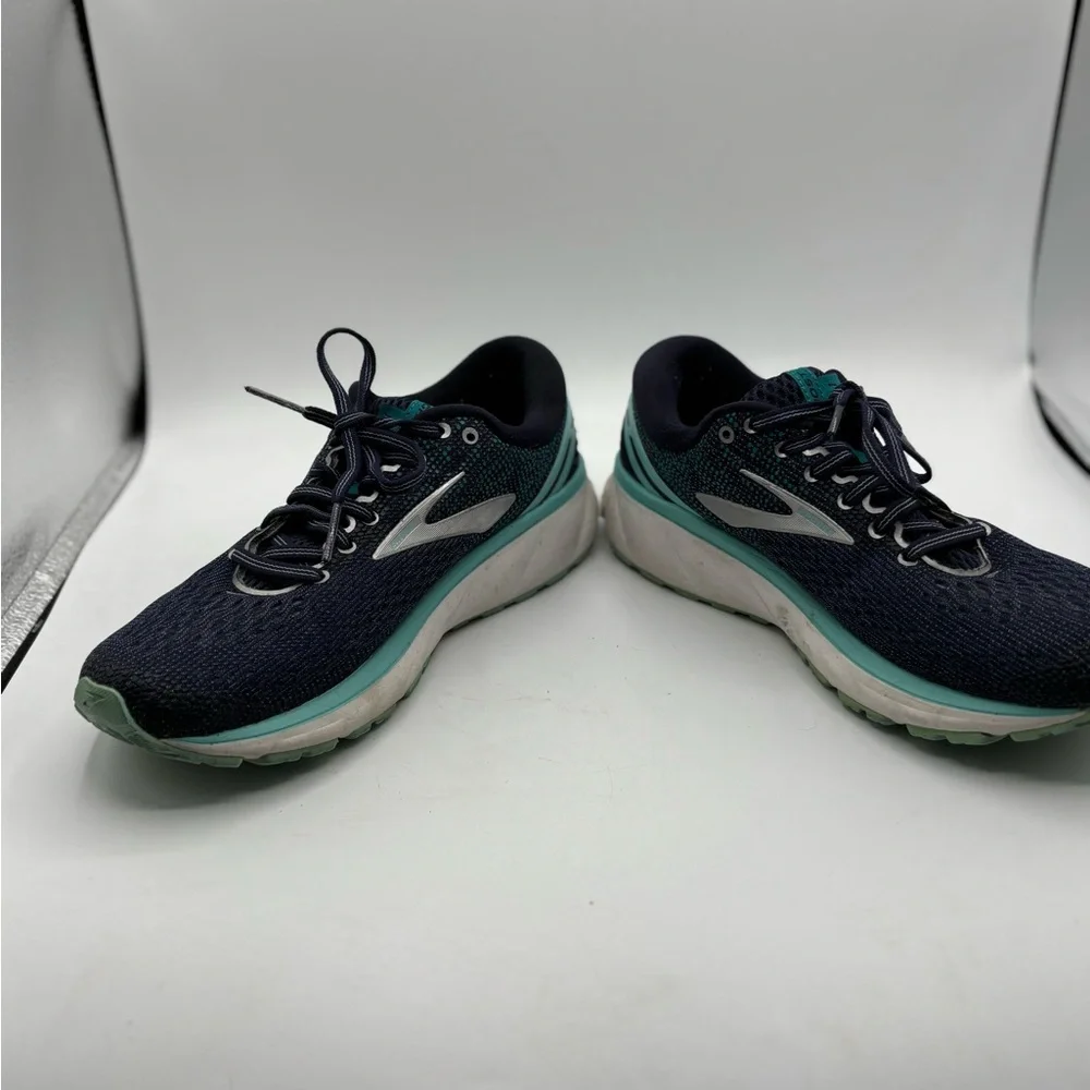 Brooks Ghost 11 Navy Teal Running Shoes Women’s 8.5
